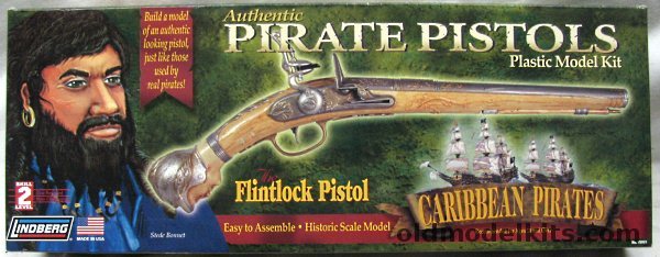 Lindberg 1/1 Pirate Pistols 'Stede Bonnet' - Flintlock Pistol (Ex-Pyro Dutch Flintlock Pistol), 78001 plastic model kit